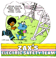 Electric company safety poster